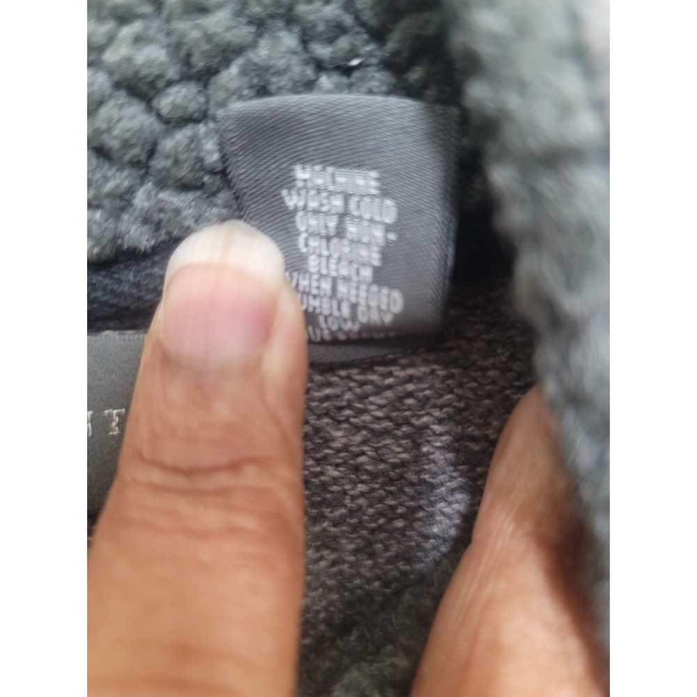 Oscar De La Renta Plus Size Men's Gray Full-Zip Jacket Sherpa Collar & Ribbed He - Picture 14 of 15